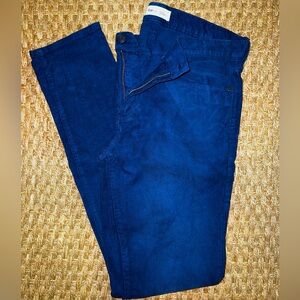GAP Men's Deep Blue Corduroy Pants
